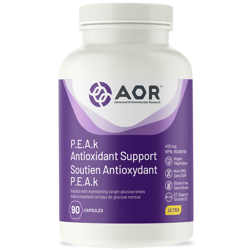 Picture of AOR P.E.A.K ANITOXIDANT SUPPORT - CAPSULES 400MG 90S